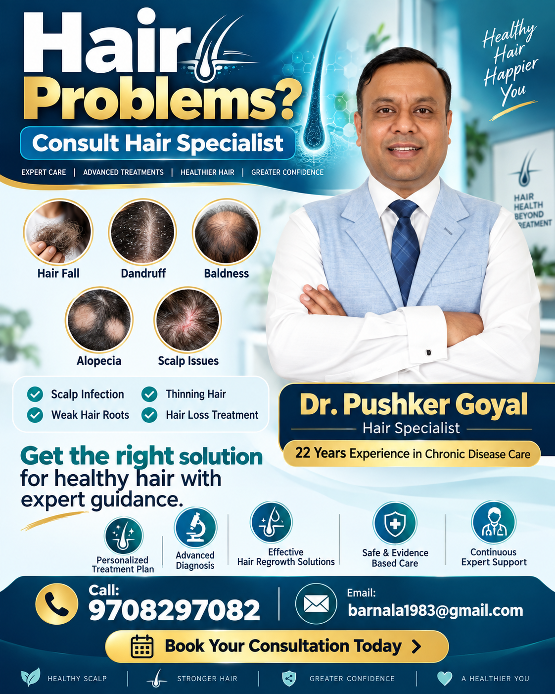 Hair Specialist — Dr. Pushker Goyal